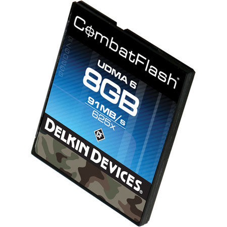 Delkin Devices 8GB Pro UDMA 6 Combat Flash Memory Card