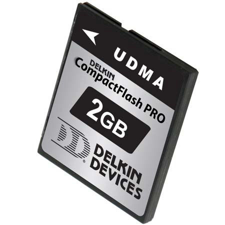 Delkin Devices 2GB Pro UDMA Compact Flash Memory Card, 305x