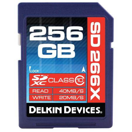 Delkin Devices 256GB Secure Digital High Capacity 266x(SDXC) Class 10 Card
