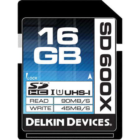 Delkin Devices 16GB UHS-1 SDHC Memory Card