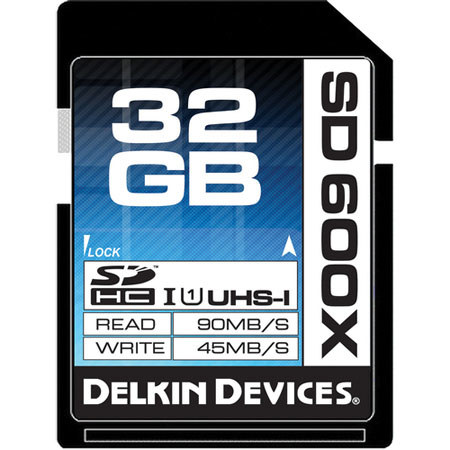 Delkin Devices 32GB Class 10 UHS-1 SDHC Memory Card