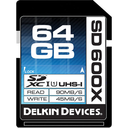 Delkin Devices 64GB UHS-1 SDXC Memory Card