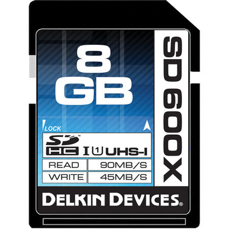 Delkin Devices 8GB UHS-1 SDHC Memory Card