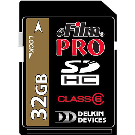 Delkin Devices 32GB SDHC Class 6 Memory Card