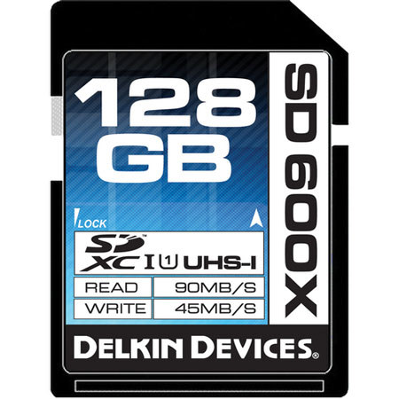 Delkin Devices 128GB UHS-1 SDHC Memory Card