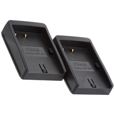 Delkin Devices Two Charging Plates, Canon BP-511/511A Batteries
