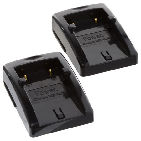 Delkin Devices Two Charging Plates f/Canon NB1LH/NB1L Batteries