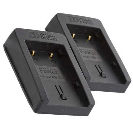 Delkin Devices Two Charging Plates f/Canon NB2LH/NB2L Batteries