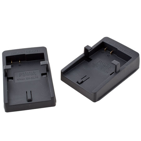 Delkin Devices Two Charging Plates for Nikon ENEL14 Battery