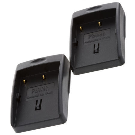 Delkin Devices Two Charging Plates for Konica-Minolta NP-400