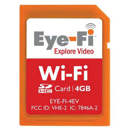 Eye-Fi Explore Wireless 4GB SD Memory Card w/Geotagging