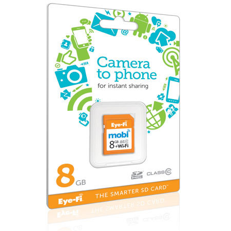 Eye-Fi 8GB Mobi Wifi Class 10 SDHC Memory Card + 90 day Eyefi Cloud Service