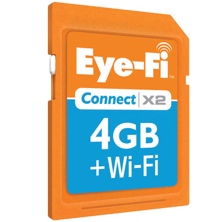 Eye-Fi Connect X2 WiFi 4GB SDHC Memory Card