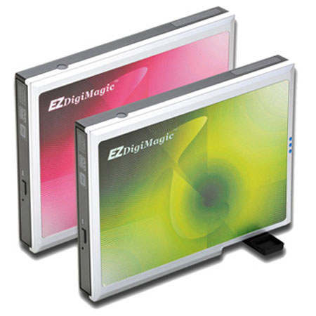 EZDigiMagic DM110-B08 External Slim Type DVD Burner for PC