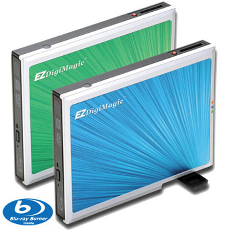 EZDigiMagic DM110-BD External Slim Type Blu-ray Burner for PC
