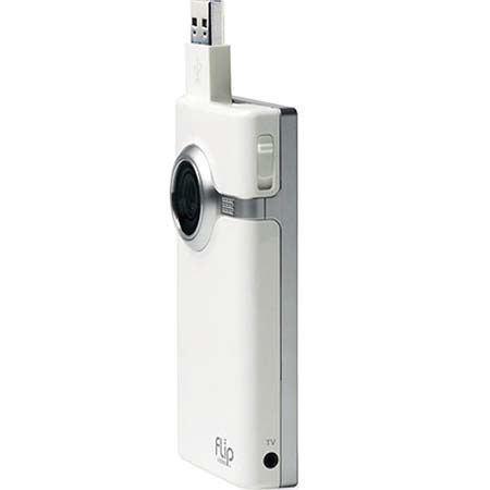 Pure Digital F-360W Flip Video Mino Camcorder 2GB-White