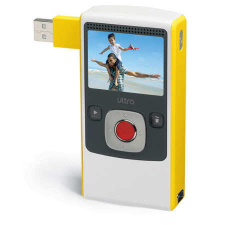 Pure Digital Flip Video UltraII Camcorder 120min Yellow