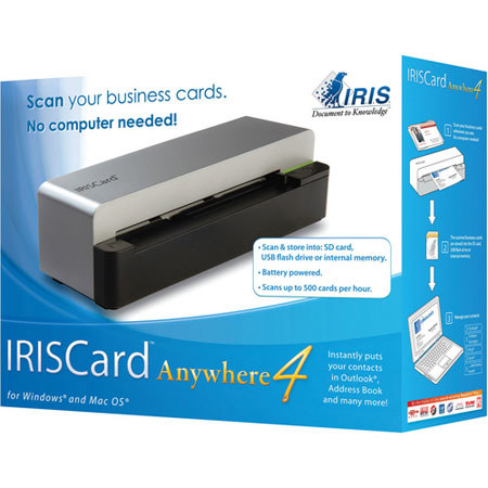 IRIS IRIScard Anywhere 4 Wireless Scanner