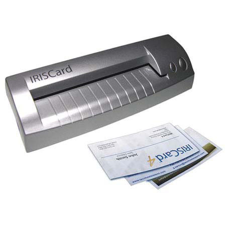 IRIS I.R.I.S. IRISCard USOA393, Pro 4 Business Card Scanner with USB 2.0 Interface, for Macintosh & Windows.