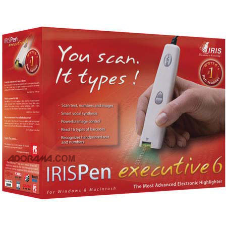 IRIS IRISPen USOA404, Executive 6 Advanced Electronic Handheld Pen Scanner