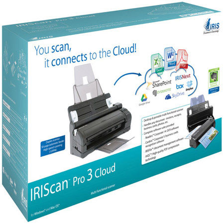 IRIS IRIScan Pro 3 Cloud Mobile Document Scanner