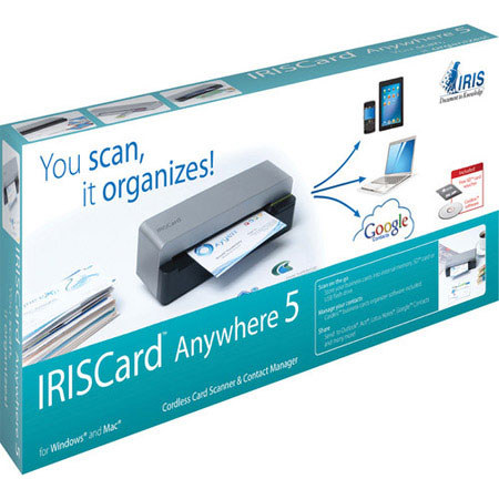 IRIS IRISCard Anywhere 5 Business Cards Scanner