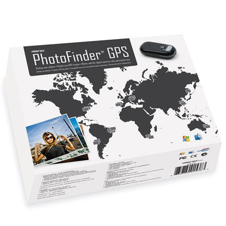 Merax Photofinder, Complete GPS Geotagging Kit with S/W