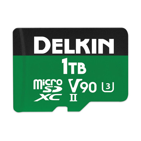 Delkin Devices POWER UHS-II V90 microSDXC Memory Card with SD Adapter