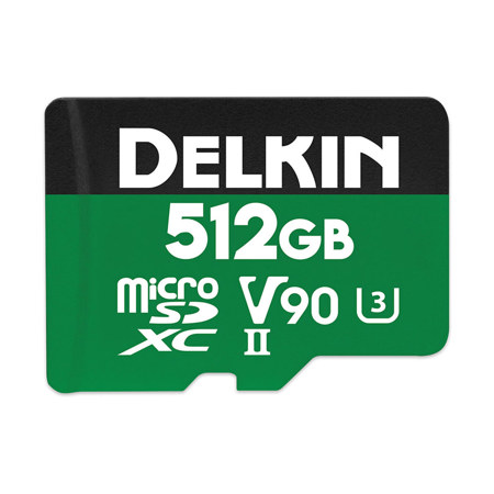 Delkin Devices POWER UHS-II V90 microSDXC Memory Card with SD Adapter