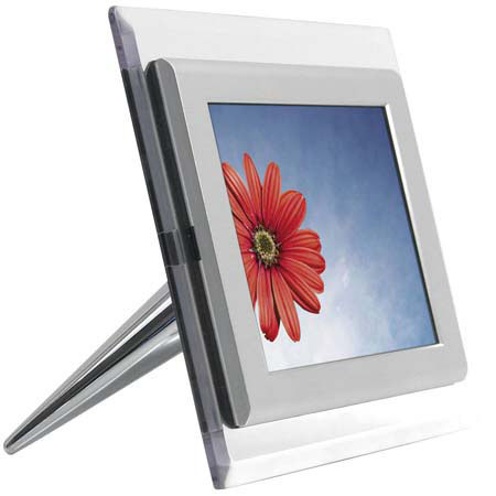 Jobo 7 inch Dgtl Photo Frm w/128mb Int Mem,Acrylic Frm