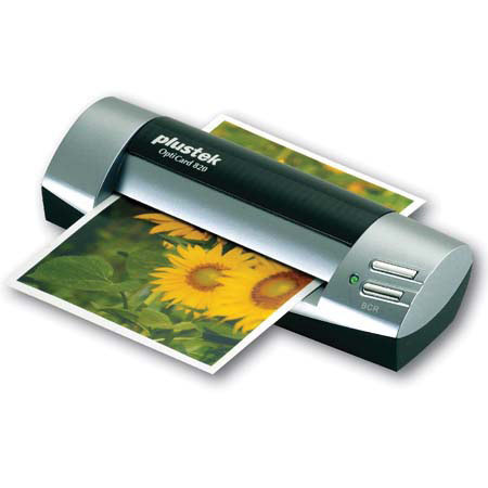 Plustek OptiCard 820 High Speed Mobile Scanner, 4.1" x 5.8" Max. Area, Advanced Color CIS Technology, USB 2.0 Interface for Windows