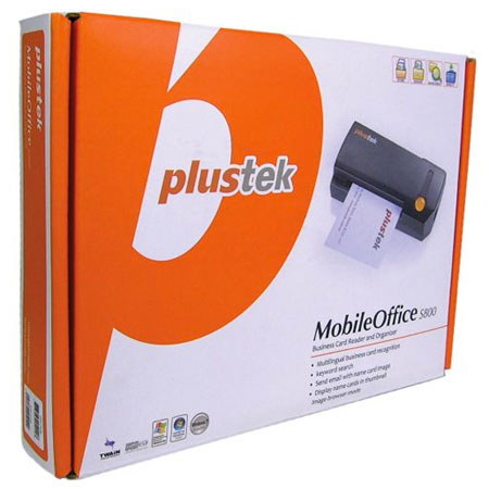 Plustek MobileOffice S800 Portable BusinessCard Scanner