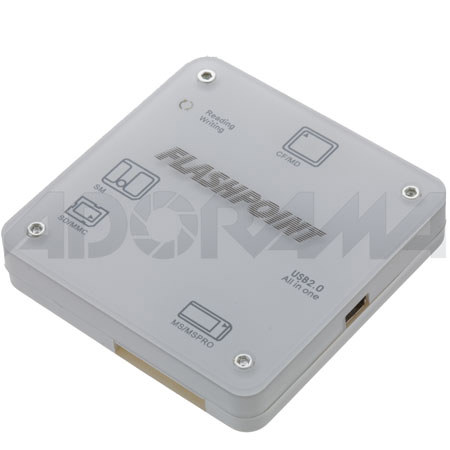 Flashpoint 64-in-1 Multi-Card Reader With USB -480 Msps