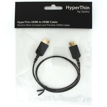 Sanho HyperThin 2.6ft (0.8m) HDMI Cable, Black