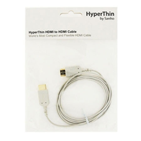 Sanho HyperThin 8.2ft (2.5m) HDMI Cable, White