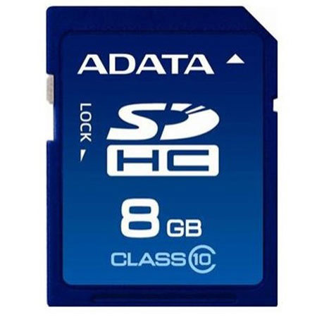 AData SD Card 8 GB - SDHC Class 10