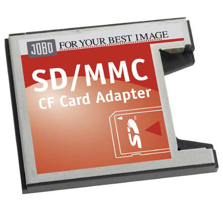 Jobo Secure Digital-Compact Flash Memory Card Adaptr