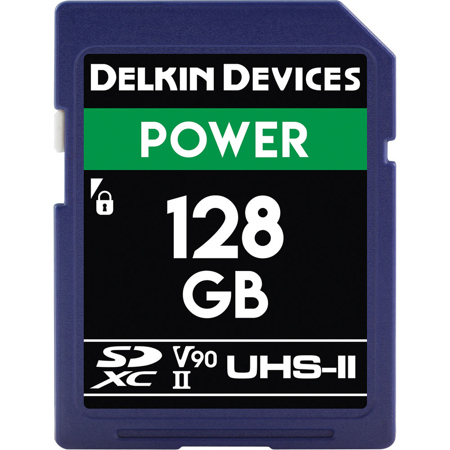 Delkin Devices 128GB SDXC 2000X Memory Card V90 UHS-II