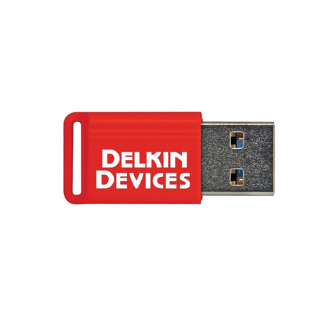 Delkin Devices PocketFlash USB-C 3.0 Flash Drive, Red