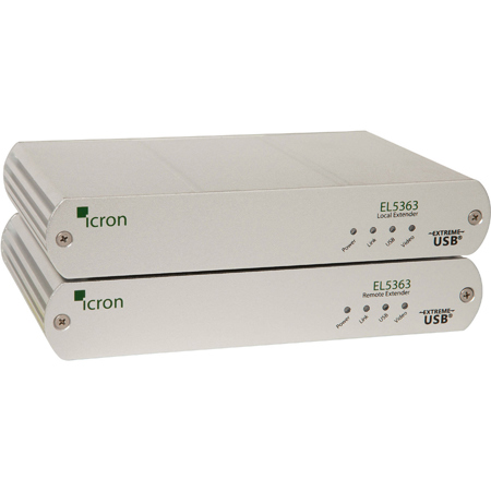 Icron EL5363 4K HDMI USB CAT 5e/6/7 KVM Extender Kit