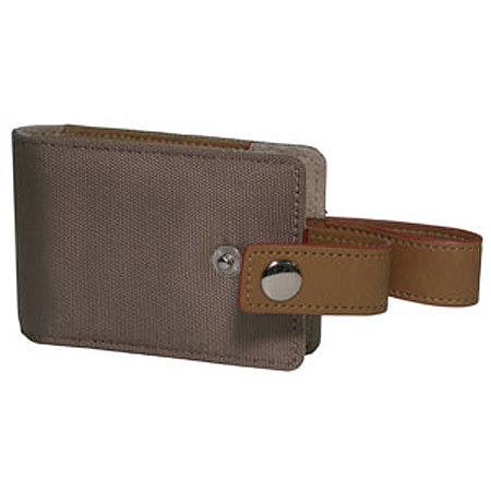 Casio Beige Fabric and Saddle Pouch for EXILIM S