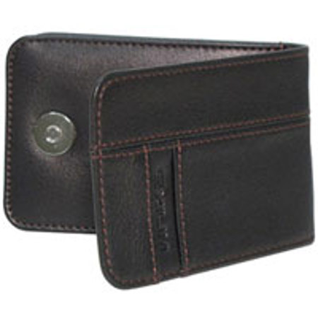 Casio EX-Case8 Black Leather Pouch Style Case for all Exilim S Series Cameras (EXS500 / EXS100)