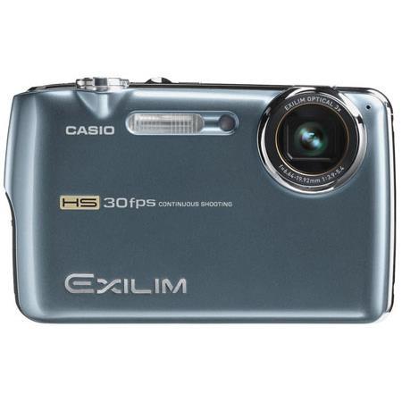 Casio ICSEXFS10BK Exilim Digital Camera Kit in Blue
