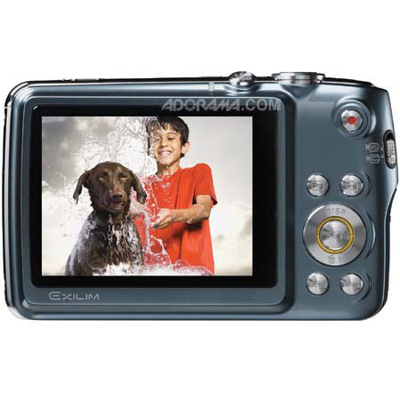 Casio EXFS10BEDBC Exilim Digital Camera in Blue