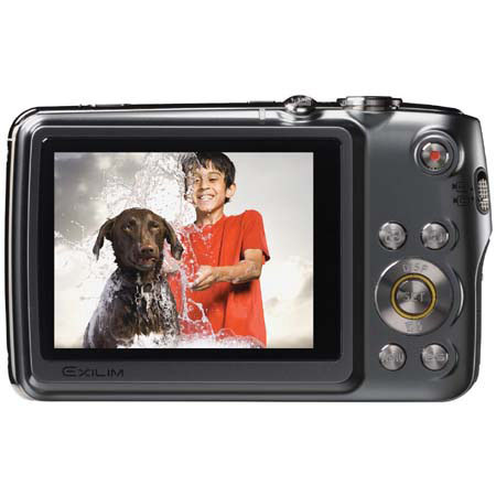 Casio High Speed Exilim EX-FS10GY Digi Cam, 9.1MP, Grey