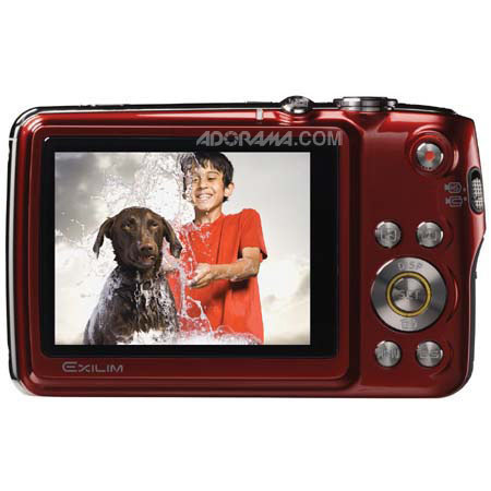 Casio EXFS10RDDBB Exilim Digital Camera in Red