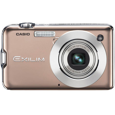 Casio Exilim Card EX-S12PK Digi Camera Kit,Pnk w/Tripod