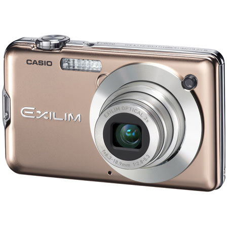 Casio Exilim Card EX-S12PK Digital Camera, 12.1MP, Pink