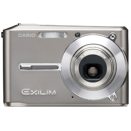 Casio Exilim EX-S500-GY Digital Camera, 5 mp, 3x Optical, 4x Digital Zoom with 2.2" LCD Screen - Graphite GRAY finish