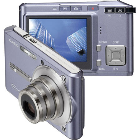 Casio Exilim EX-S600-BE Digital Camera, 6MP, 3x Optical, 4x Digital Zoom with 2.2" inch LCD Screen, Blue Finish